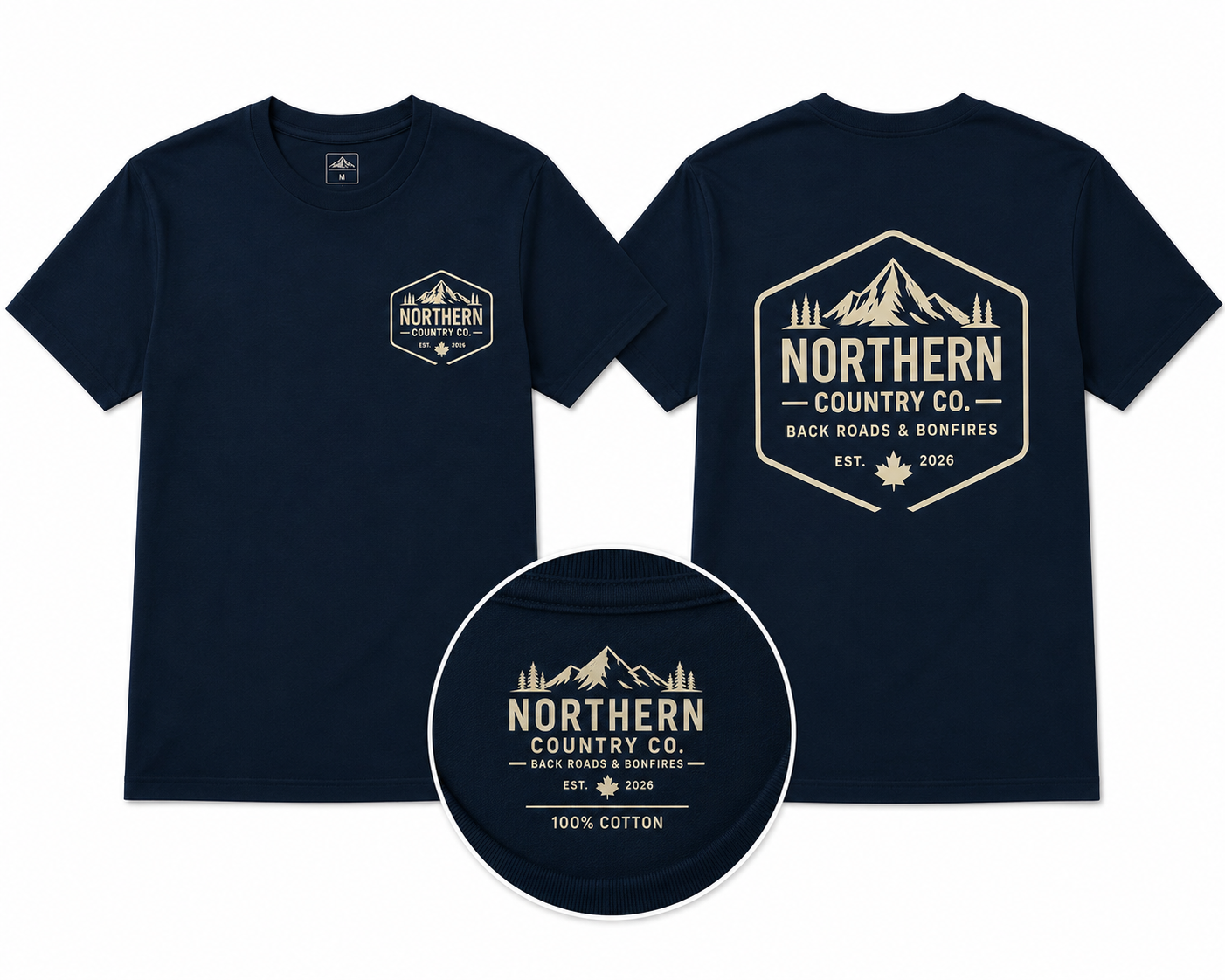 Founders Tee - Navy